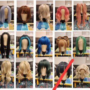 Variety of Wigs, Most New and Never Worn!